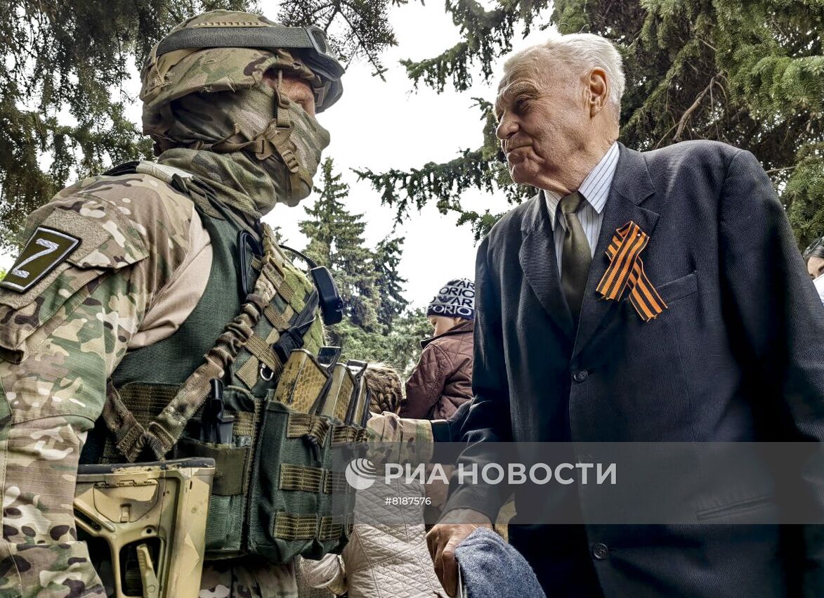 Празднование Дня Победы на освобождённых территориях Харьковской области