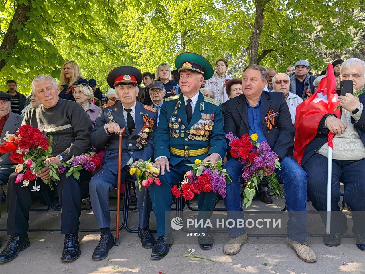Празднование Дня Победы на освобождённых территориях Харьковской области