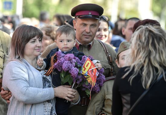 Акция "Бессмертный полк" в Мелитополе