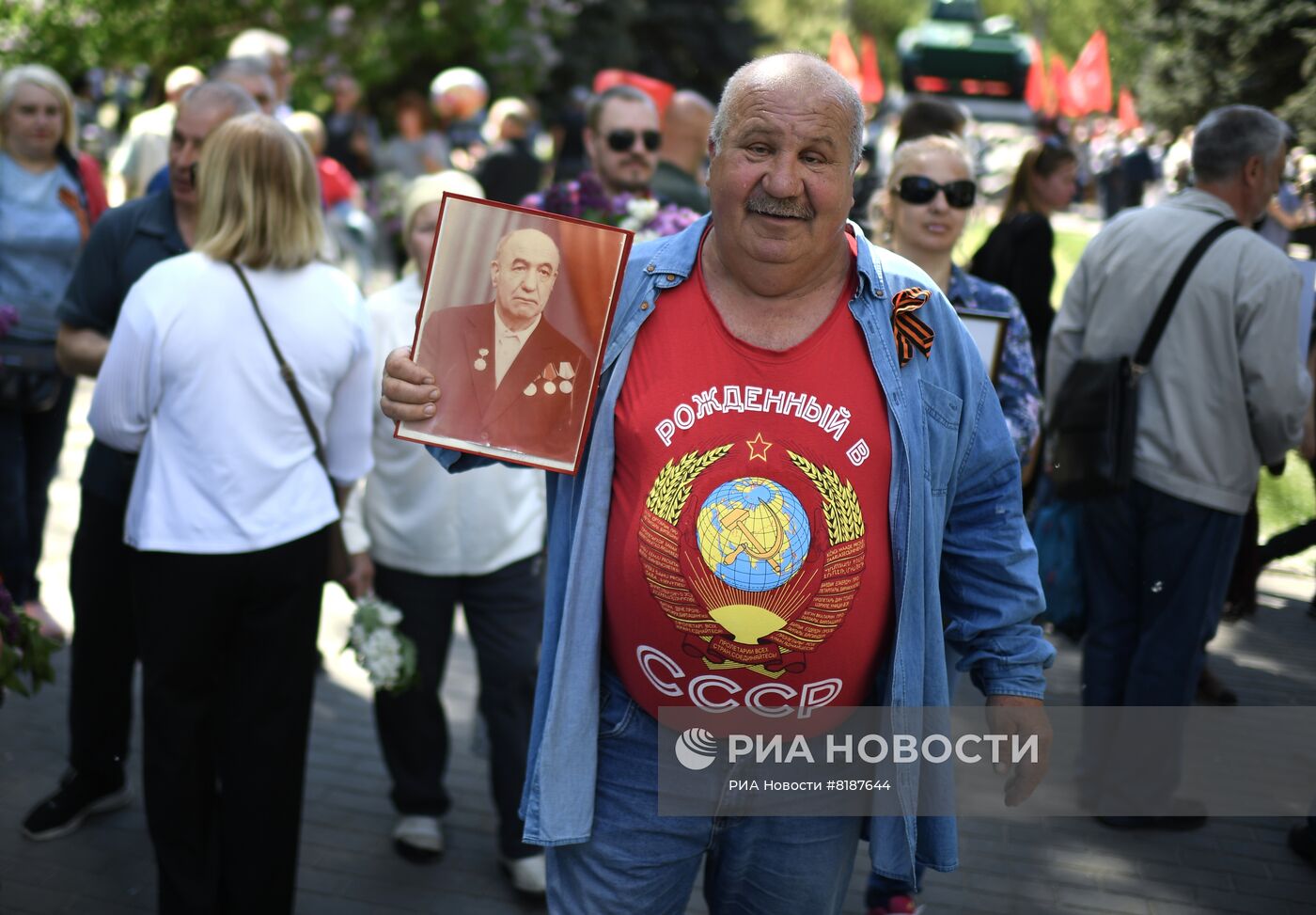 Акция "Бессмертный полк" в Мелитополе