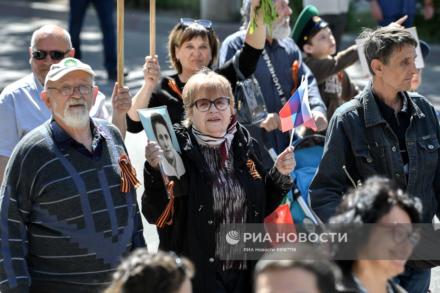 Акция "Бессмертный полк" в Мелитополе