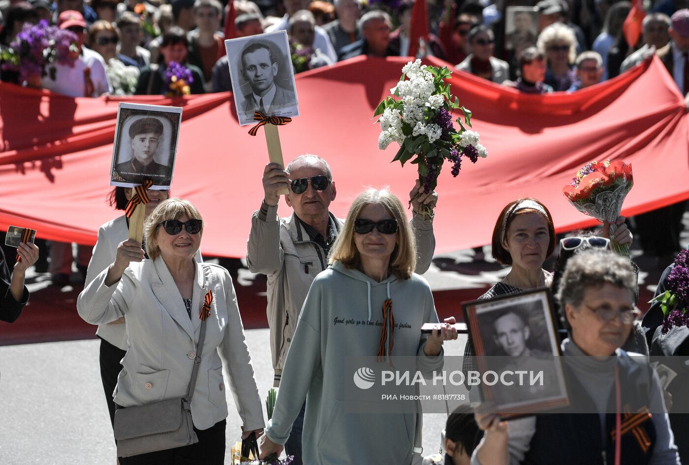 Акция "Бессмертный полк" в Мелитополе
