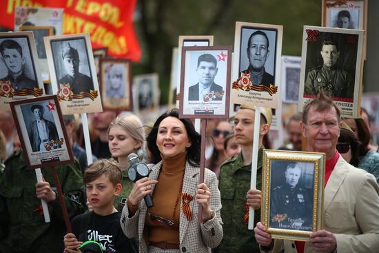 Шествие "Бессмертный полк" в регионах России
