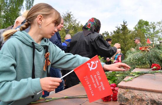 Празднование Дня Победы на освобождённых территориях Харьковской области