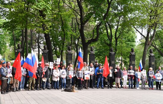 Празднование Дня Победы на освобождённых территориях Харьковской области