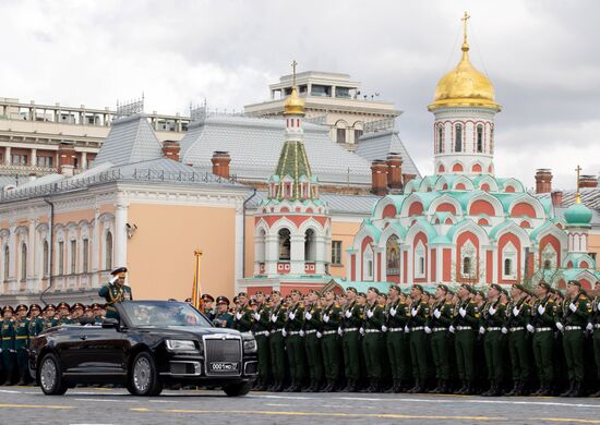 Военный парад, посвящённый 77-й годовщине Победы в Великой Отечественной войне