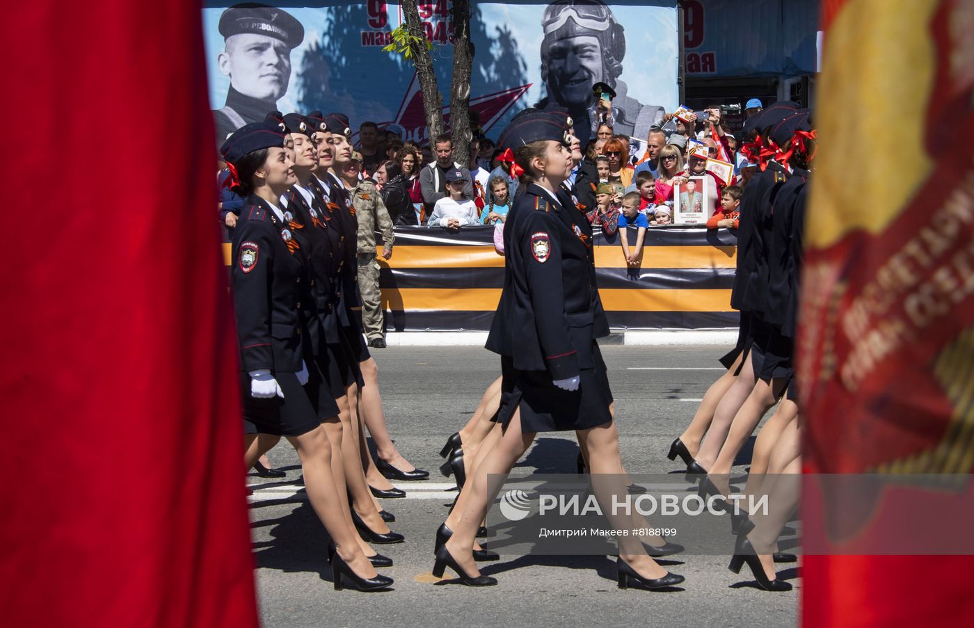 Празднование Дня победы в регионах России
