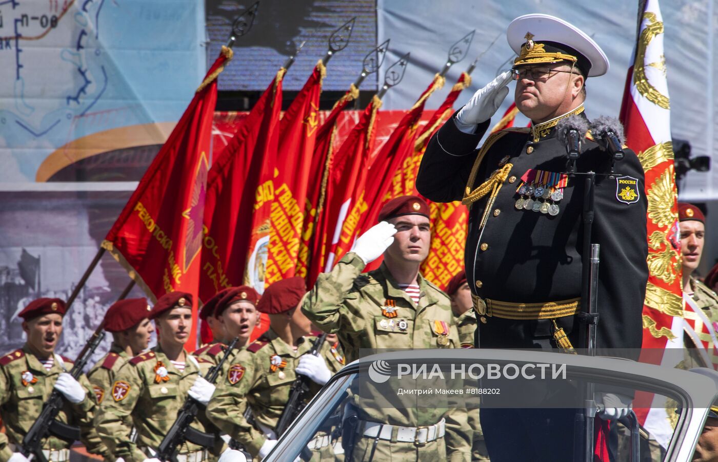 Празднование Дня победы в регионах России