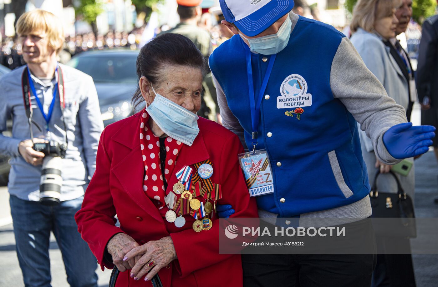 Празднование Дня победы в регионах России