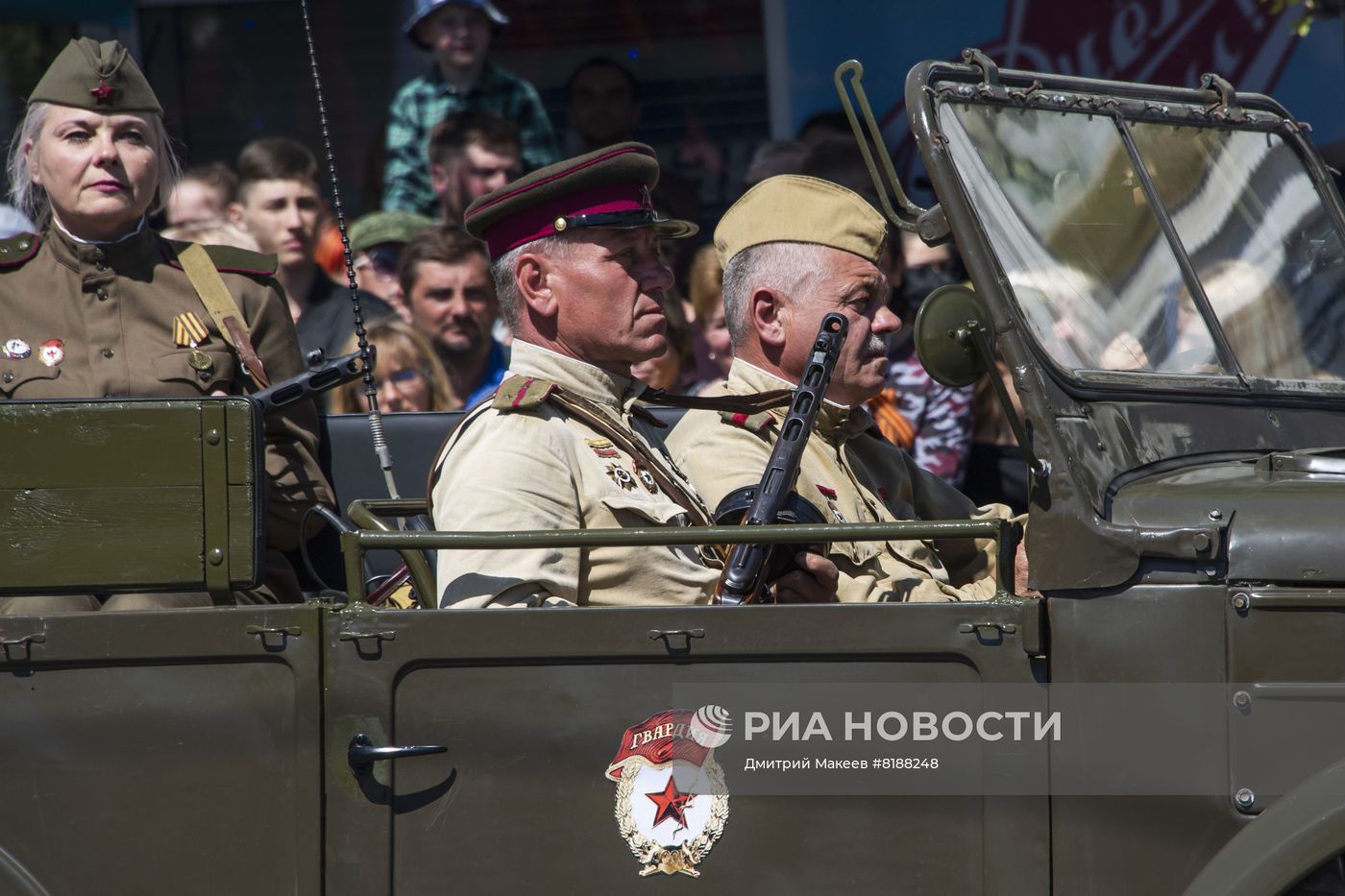 Празднование Дня победы в регионах России