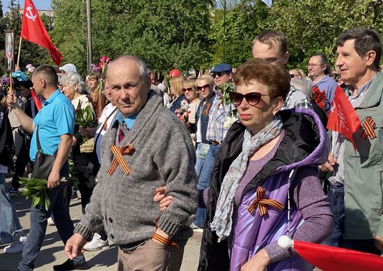 Празднование Дня Победы в Херсоне