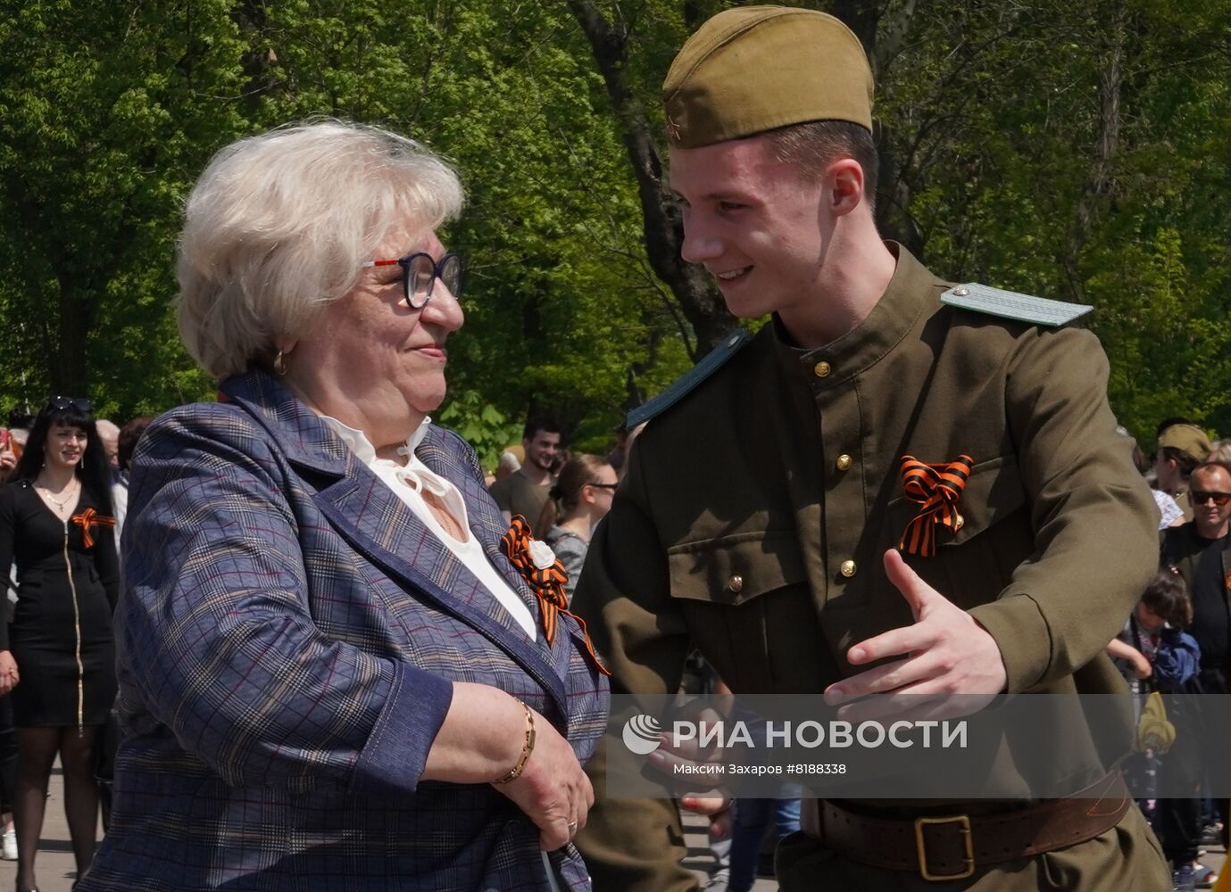 Празднование Дня Победы в Луганске