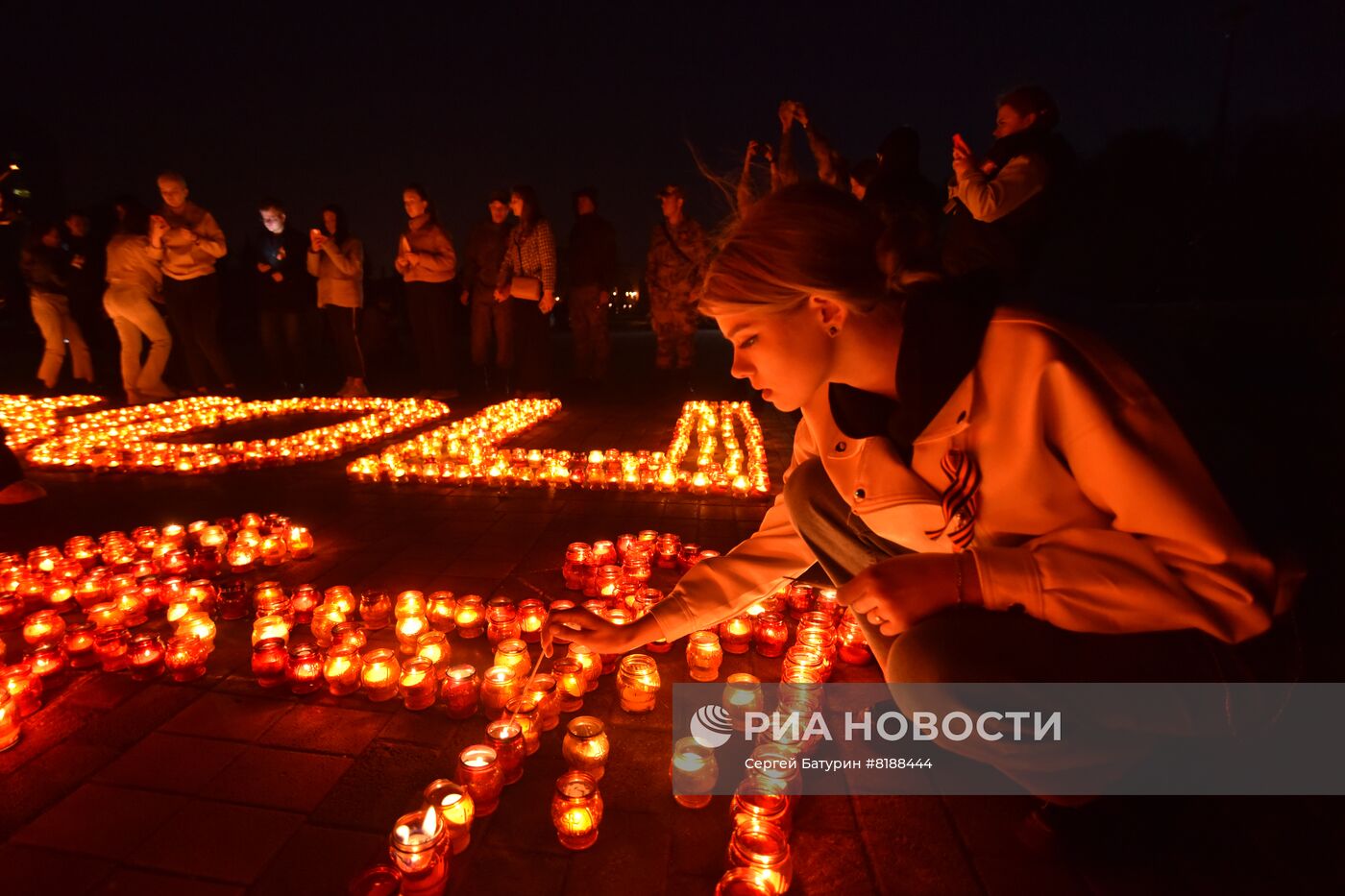 Акция "Свеча памяти" в Донецке