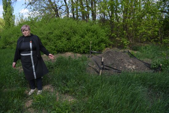 Жители села Кальчиновка захоронили солдат ВСУ в братской могиле