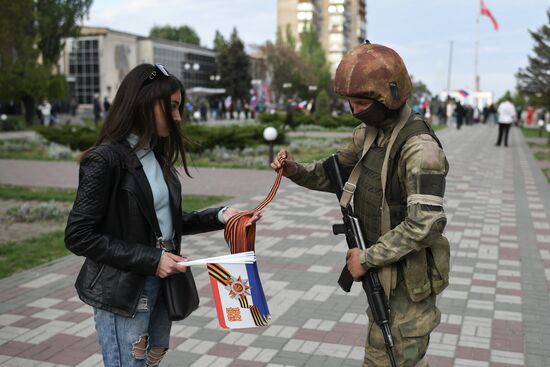 Празднование Дня Победы в Мелитополе