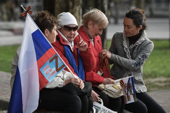 Празднование Дня Победы в Мелитополе