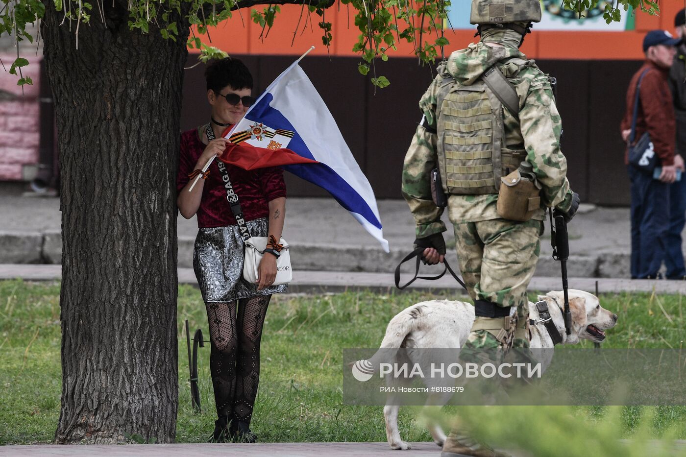 Празднование Дня Победы в Мелитополе