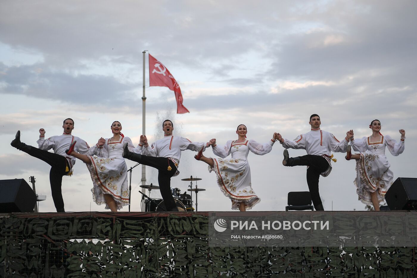 Празднование Дня Победы в Мелитополе