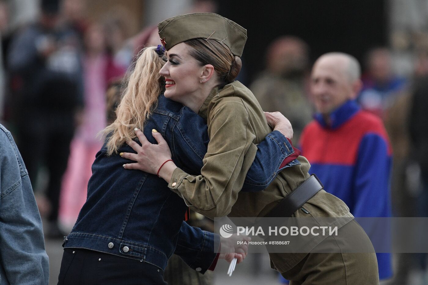 Празднование Дня Победы в Мелитополе