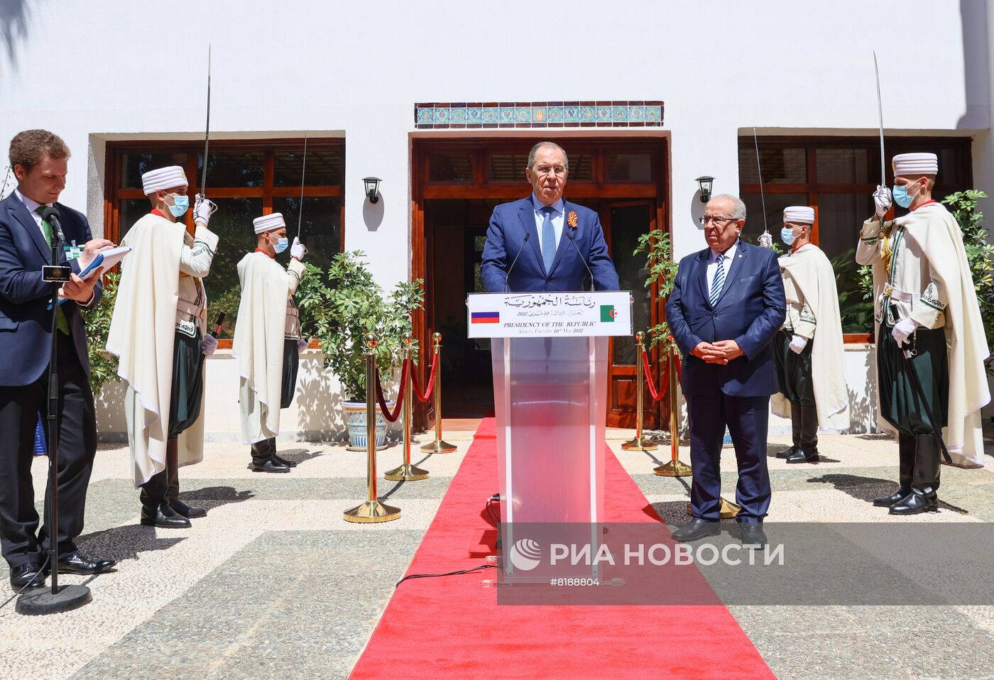 Визит главы МИД РФ С. Лаврова в Алжир