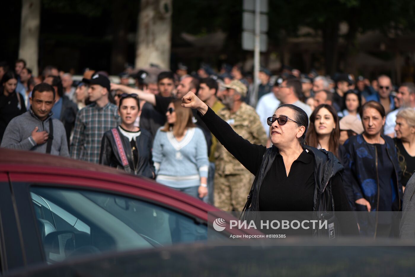 Шествие оппозиции в Ереване