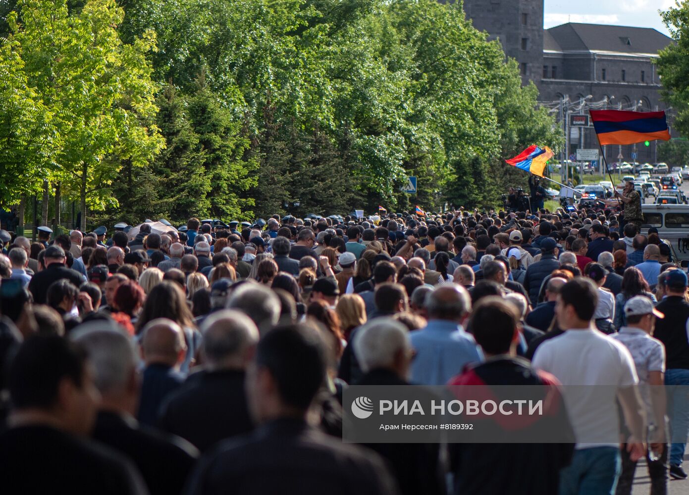 Шествие оппозиции в Ереване