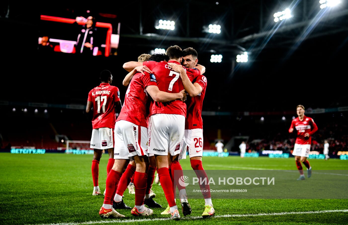 Футбол. Кубок России. Матч "Спартак" - "Енисей"