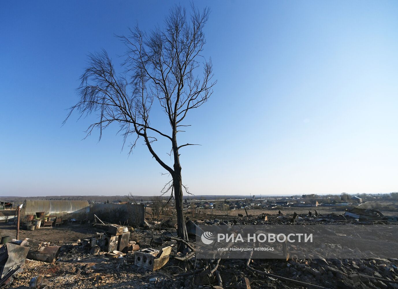 Последствия природных пожаров в Красноярском крае