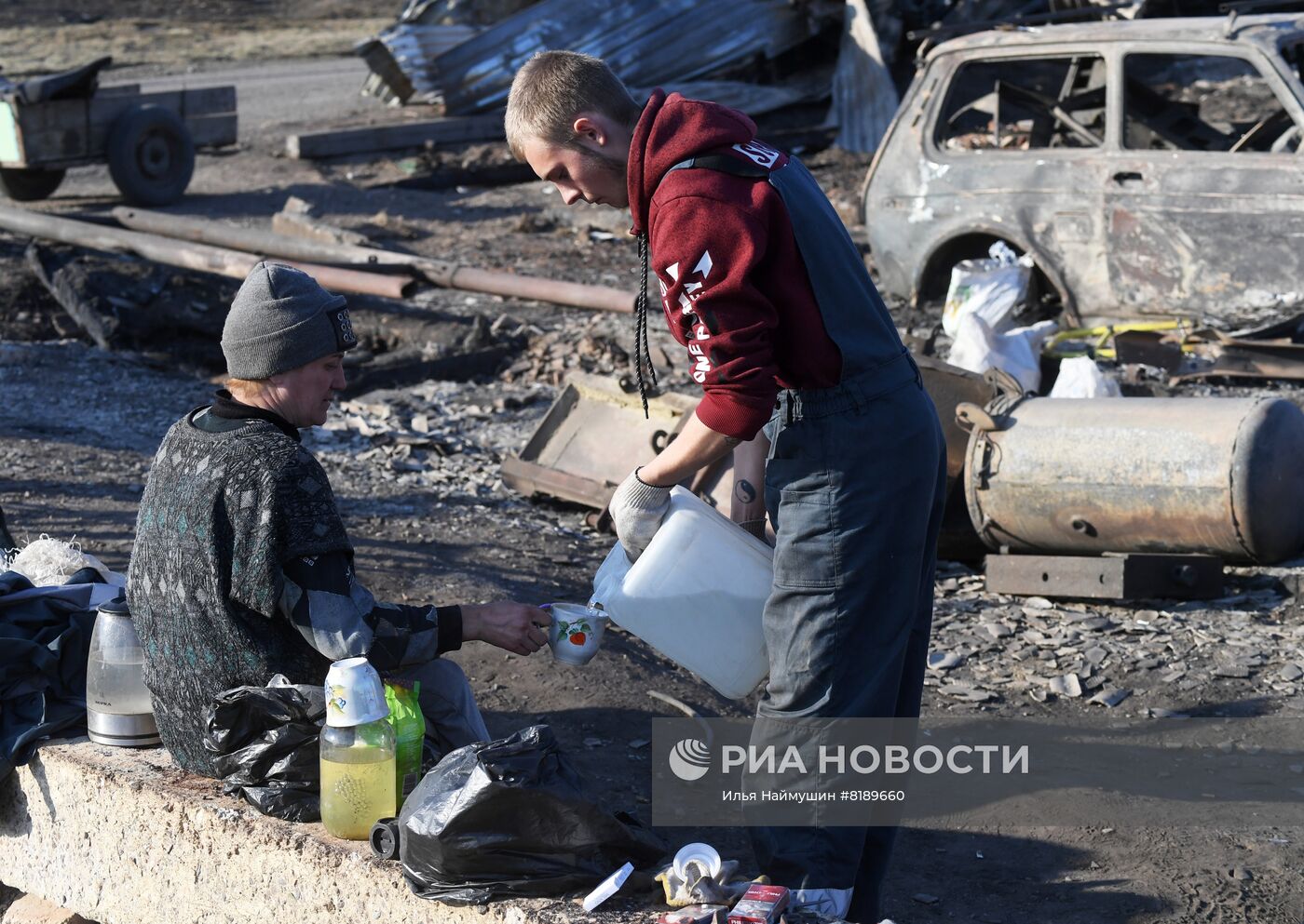 Последствия природных пожаров в Красноярском крае