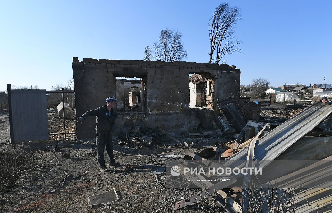 Последствия природных пожаров в Красноярском крае