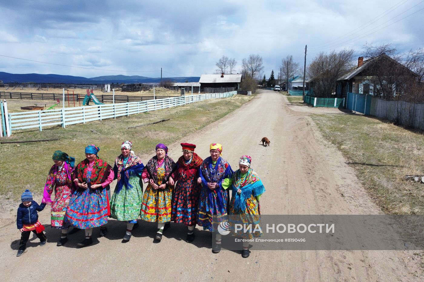 Фольклорный коллектив семейских в Забайкалье