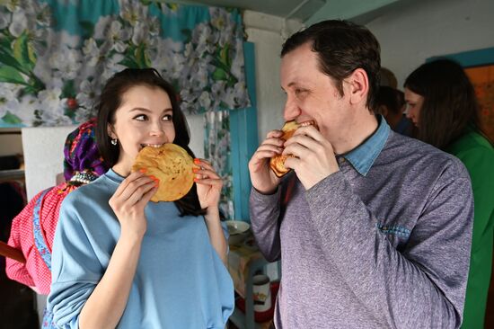 Фольклорный коллектив семейских в Забайкалье