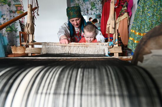 Фольклорный коллектив семейских в Забайкалье