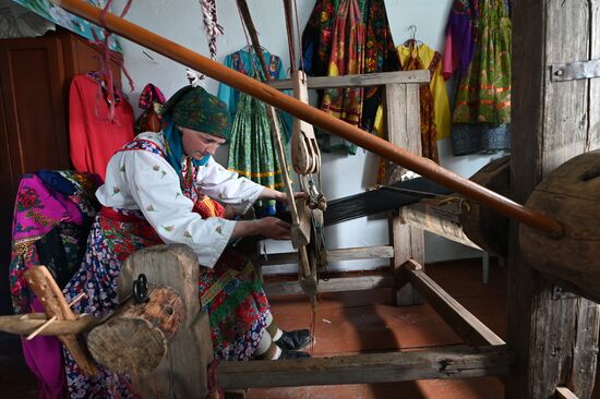 Фольклорный коллектив семейских в Забайкалье