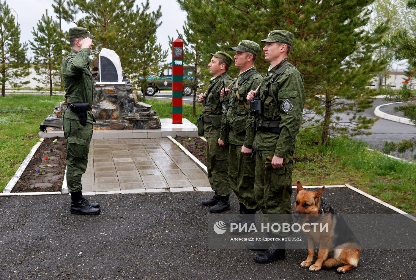 Работа пограничного управления ФСБ РФ на границе с Казахстаном | РИА  Новости Медиабанк