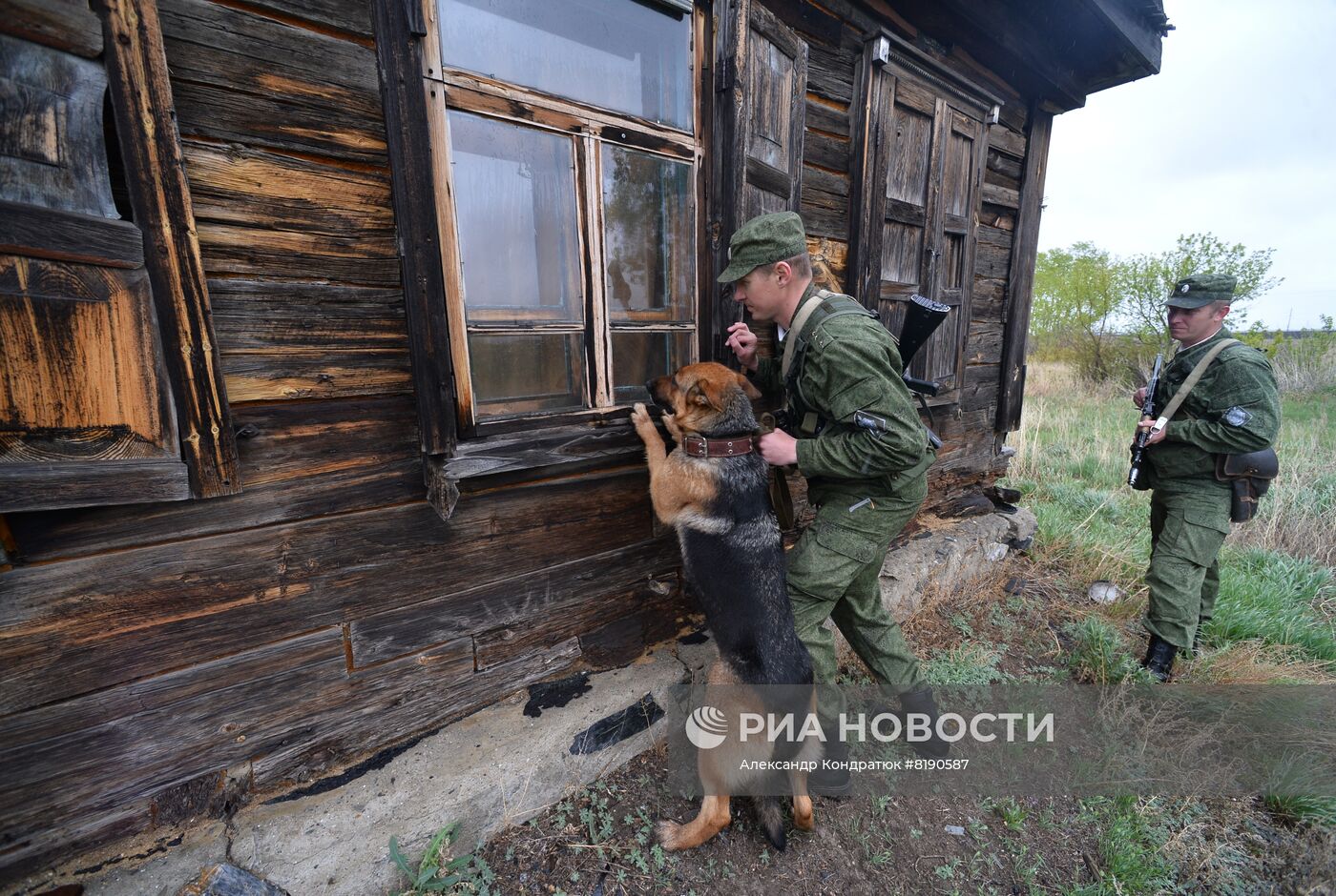 Работа пограничного управления ФСБ РФ на границе с Казахстаном