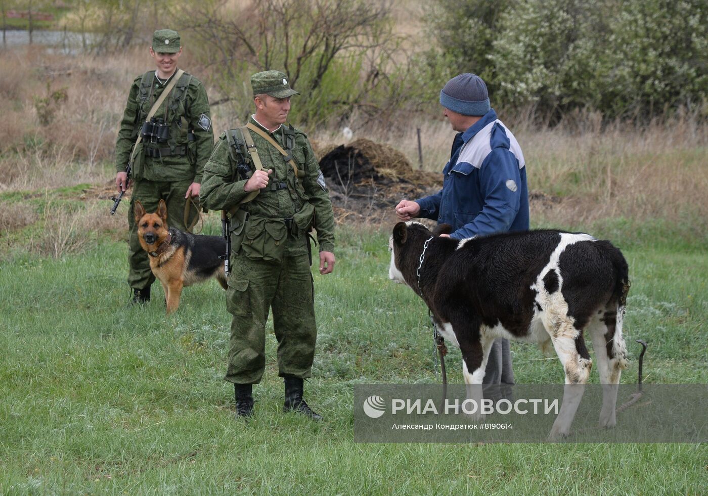 Работа пограничного управления ФСБ РФ на границе с Казахстаном