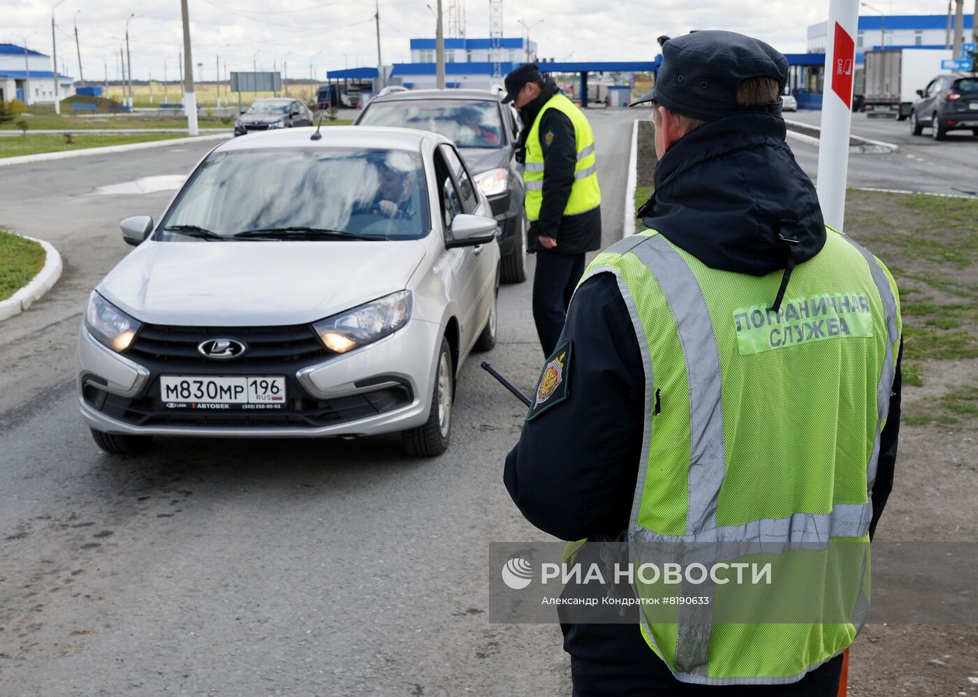 Работа пограничного управления ФСБ РФ на границе с Казахстаном