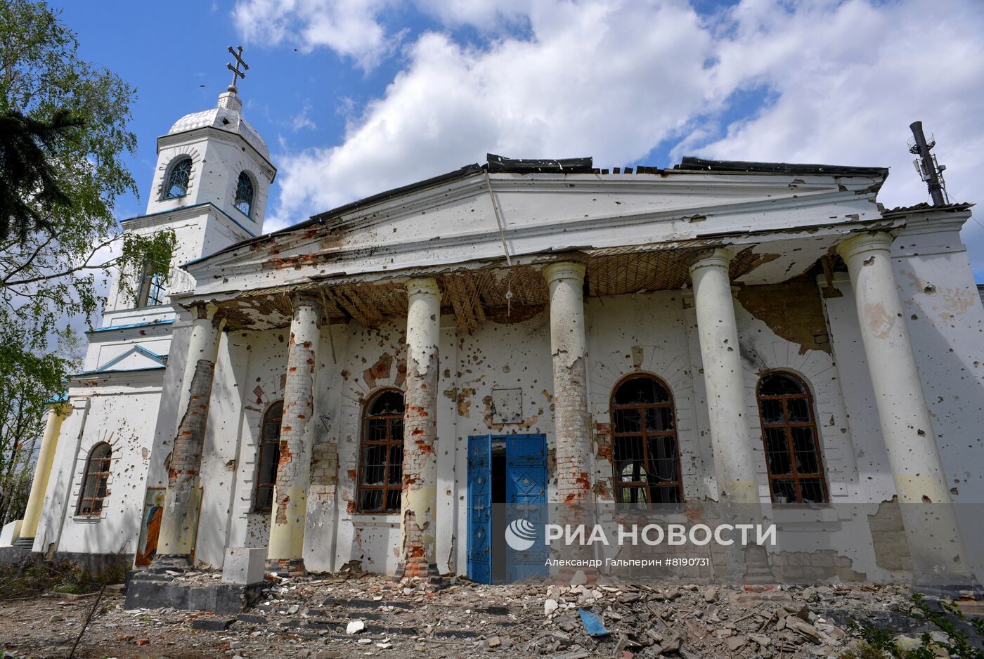 Освобожденный город Попасная в ЛНР
