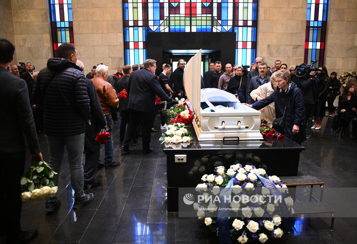 Прощание с Валентиной Яшиной