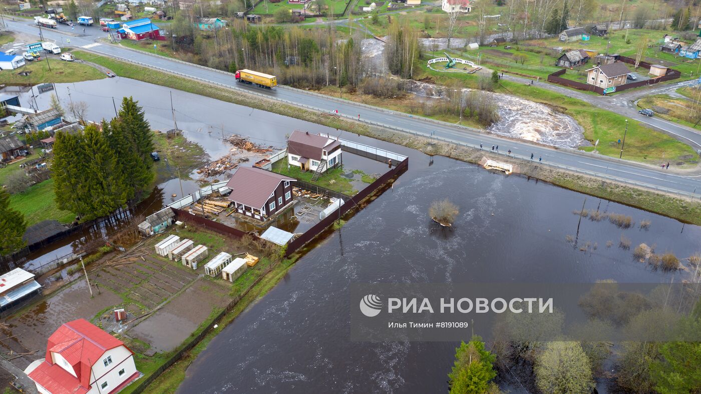 Паводок в Карелии