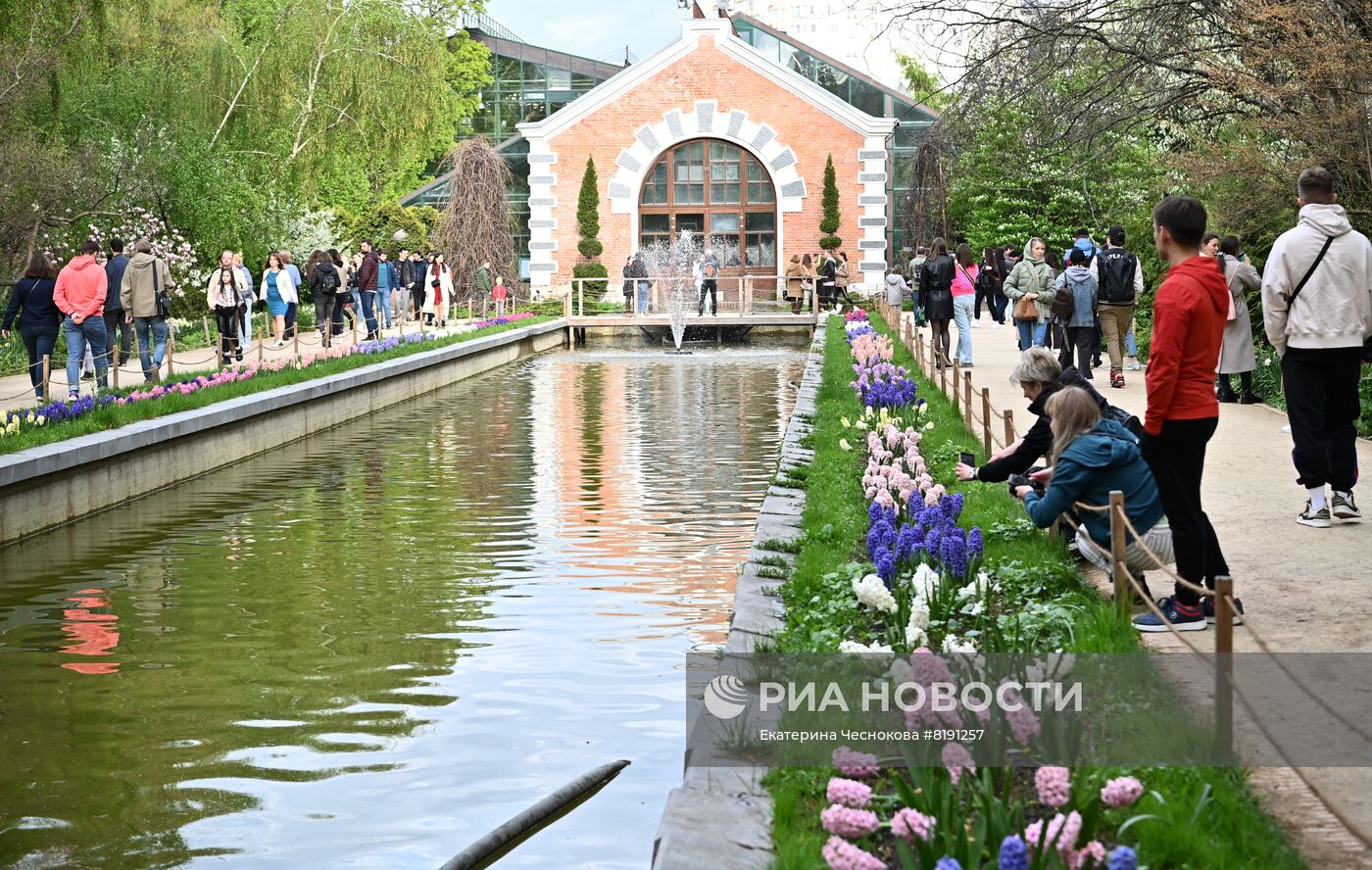 Весенний фестиваль цветов в Ботаническом саду МГУ "Аптекарский огород"