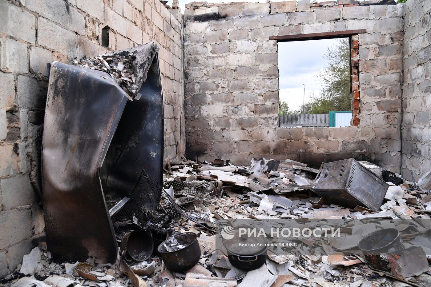 Последствия боевых действий в прифронтовых селах Волчанского района Харьковской области