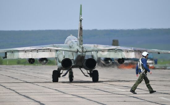 Работа штурмовой авиации ВС РФ на Харьковском направлении