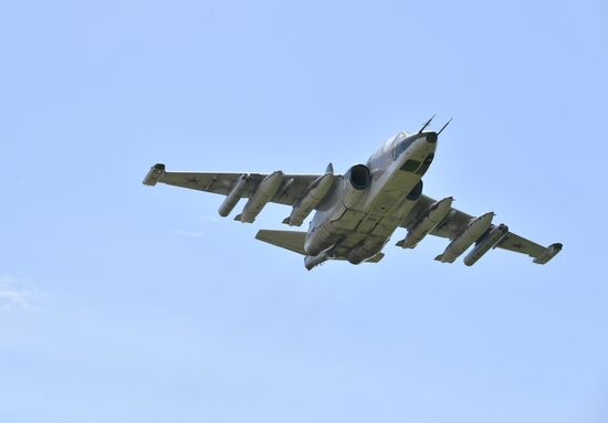 Работа штурмовой авиации ВС РФ на Харьковском направлении