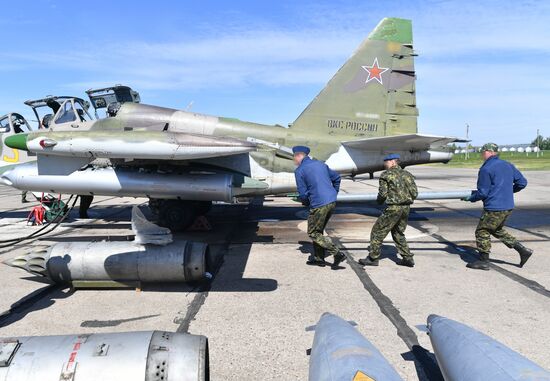 Работа штурмовой авиации ВС РФ на Харьковском направлении