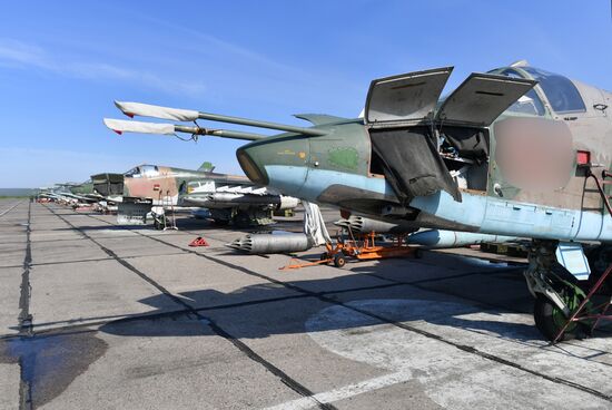 Работа штурмовой авиации ВС РФ на Харьковском направлении