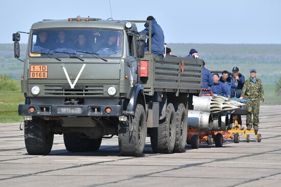 Работа штурмовой авиации ВС РФ на Харьковском направлении