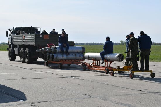 Работа штурмовой авиации ВС РФ на Харьковском направлении