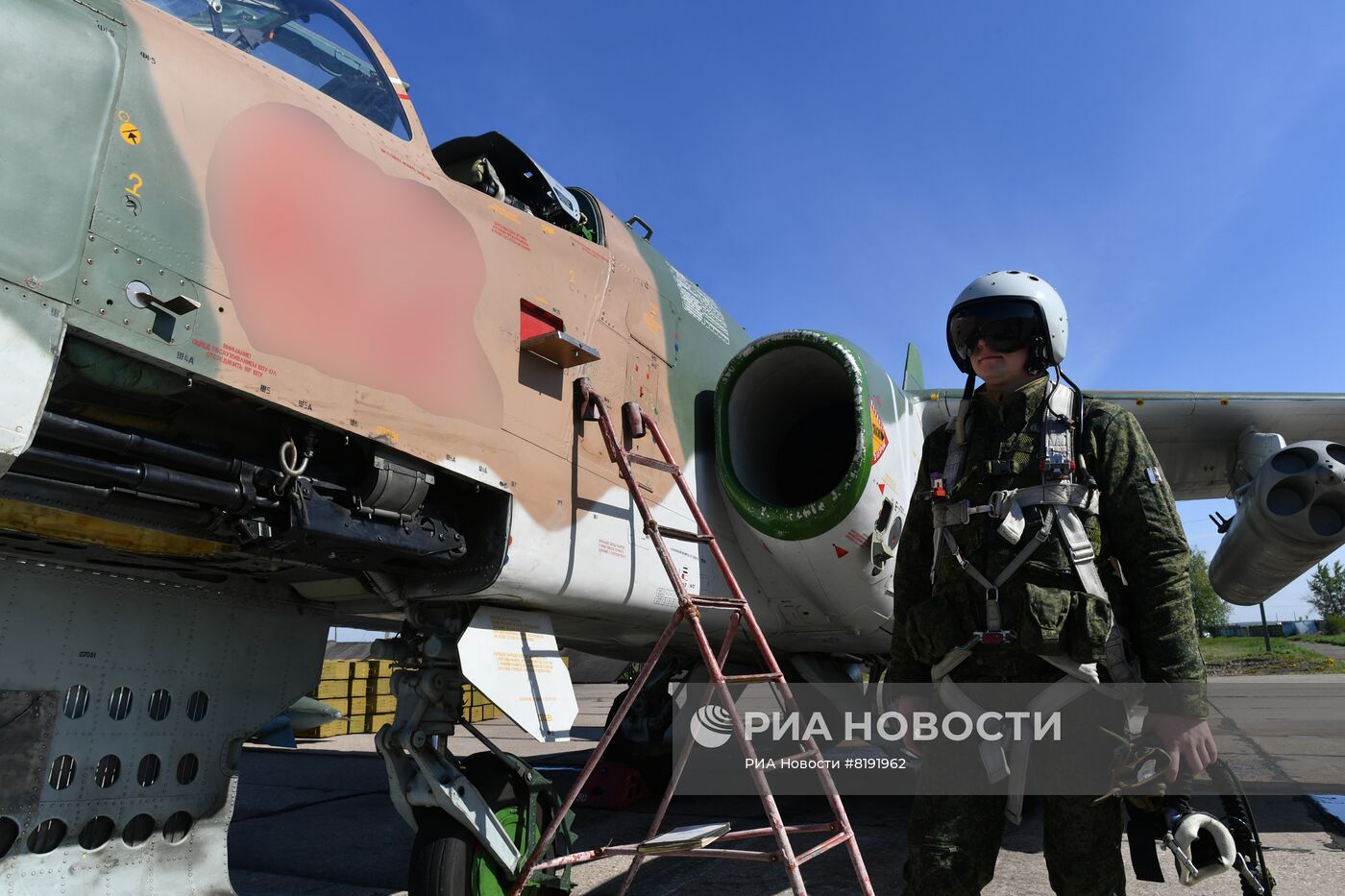 Работа штурмовой авиации ВС РФ на Харьковском направлении